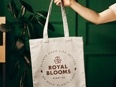 Royal Blooms Singapore bag brand design brand strategy brand strategy company branding company branding design company by industria flower shop graphic design identity design logodesign online plant shop plant shop plant shop brand design plant shop branding plant shop branding design plant shop identity plant shop logo singapore