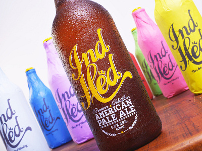 IndHed® Premium Craft Beer APA / Branding & Packaging Design beer beer bottle beer branding design beer logo beer packagings branding and packaging design brewery byindustria craftbeer design exhibition embalagem embalarte indhed industria branding industriahed logo packaging packaging design inspiration packagingdesign