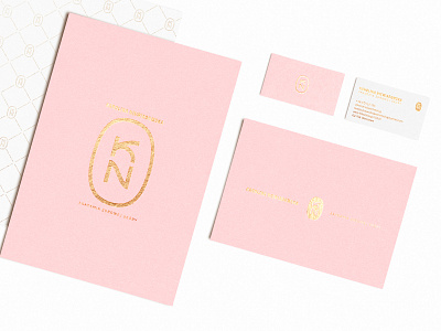 Karolina Niewiadomska Akademia Zdrowej Skóry akademia beauty brand design branding byindustria cosmetic design gold foil graphic design health identity design industria design logo logo design poland print design skin skin care stationery strategy design