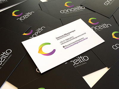 Conceitto Identity // Business Cards branding business card cartao conceitto design industriahed logo
