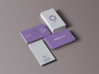 Bonevi Business Cards bonevi branding business card card celebrate circle design drink identity industriahed logo marca