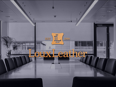 LouxLeather Branding branding design identity industriahed industry leather logo marca