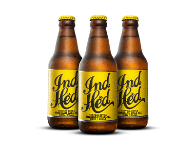 IndHed Package Design amarelo beer cerveja cerveja artesanal craft beer indhed package packaging yellow