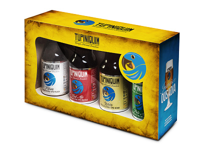 Tupiniquim Beer 4 Pack beer cerveja cervejaria craft beer industriahed kit package design packaging