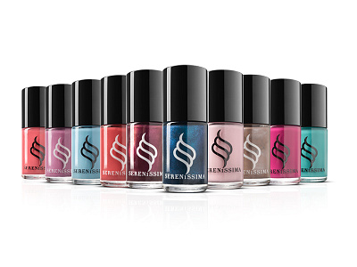 Sereníssima Brand Identity and Packaging Design beauty branding esmaltes industriahed marca package design packaging polish nail serenissima