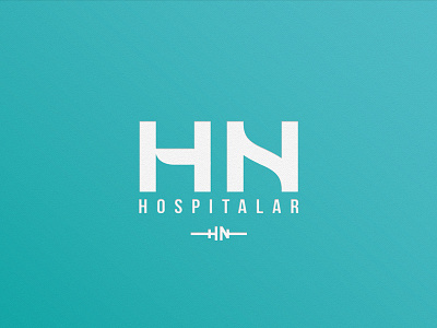 HN Hospitalar / Logo Design branding design graphic design industriahed logo design new logo studio de criacao studio de design