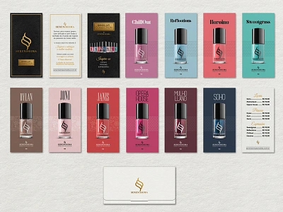 Sereníssima Catalog branding brochure catalog design graphic design industriahed logo design nail polish packaging design studio de criacao studio de design