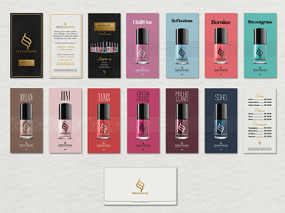 Sereníssima Catalog branding brochure catalog design graphic design industriahed logo design nail polish packaging design studio de criacao studio de design