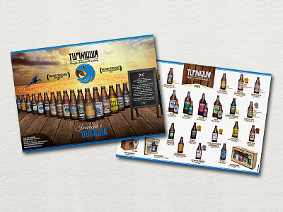 Print Design for Tupiniquim Brewery beer bock brochure cerveja cerveja artesanal design label label design package design packaging print design tupiniquim