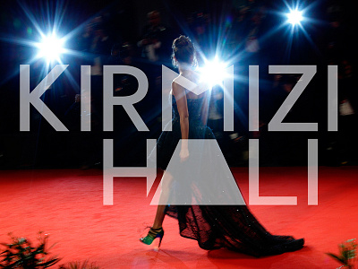 Kirmizi Hali = Red Carpet celebrity films identity identity design logo design producer red carpet red logo turkey
