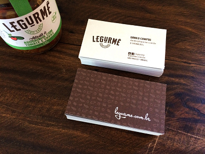 Business Cards for Food Brand branding design de embalagem embalagem legurme package package design packaging