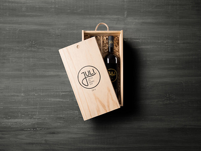 Juli Côtes du Rhône AOC box branding design embalagem identity design label packaging vinho wine wine design