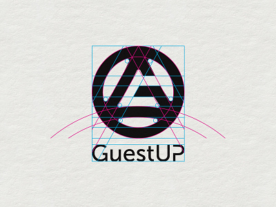 GuestUP Logo Alignments brand development branding branding consulting firm branding studio business design design boutique identidade visual logo logo design management startup