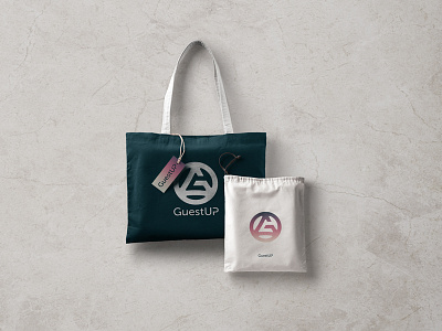 GuestUP Bags brand development branding branding consulting firm branding studio business design design boutique identidade visual logo logo design management startup