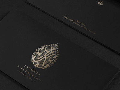 Jacques Kharlakian / Envelopes brand identity branding design design studio high end design identidade visual jewelry jewelry logo logo