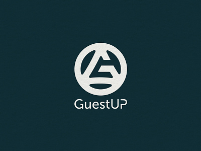 GuestUP Logo Design brand identity branding design design studio identidade visual identity for startup logo logo for startup startup