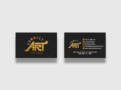 Business Card with Foil Stamping business card business card design card design cartao de visita design de cartao de visita foil foil stamping gold gold finish print design