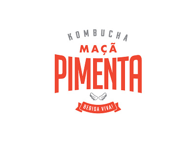 Santa Kombucha - Maçã e Pimenta bottle brewery kombucha kombucha packaging design label design logo design packaging packaging design santa kombucha