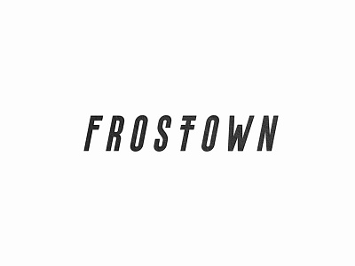 Logo Design Frosttown brand design branding frosstown houston logo design identity design lettering logo logotipo logotype typography