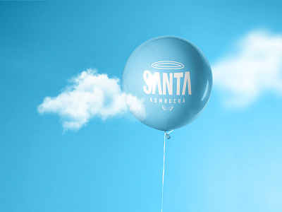 Santa Kombucha Balloon brand identity branding identity design kombucha kombucha identity kombucha porto alegre santa santa kombucha