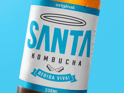 Santa Kombucha Original / Branding & Packaging Design