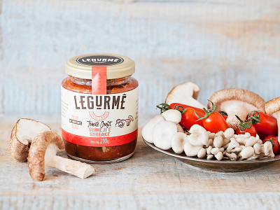 Legurmê Tomate Confit Shimeji e Shitake / Packaging design design eat embalagem food healthy healthy food label molho natural organic raw salsa sauce shimeji shitake tomate confit tomato