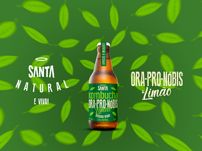 Santa Kombucha Ora-Pro-Nobis e Limão