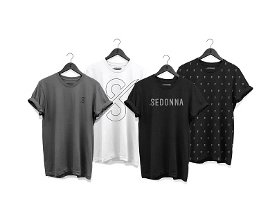 SEDONNA T-Shirts by INDUSTRIA apparel branding branding for clothing clothing clothing brand clothing logo fashion icon identity design logo logo design logotype t shirt