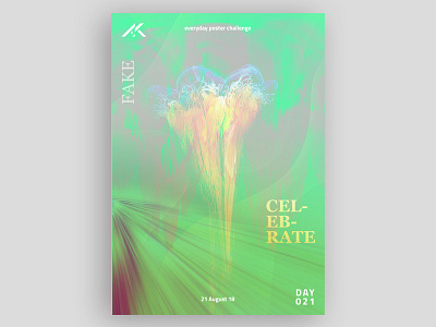 021 abstract akartwork akhaledartwork celebrate dailyposter designeveryday graphicdesign green optical postereveryday