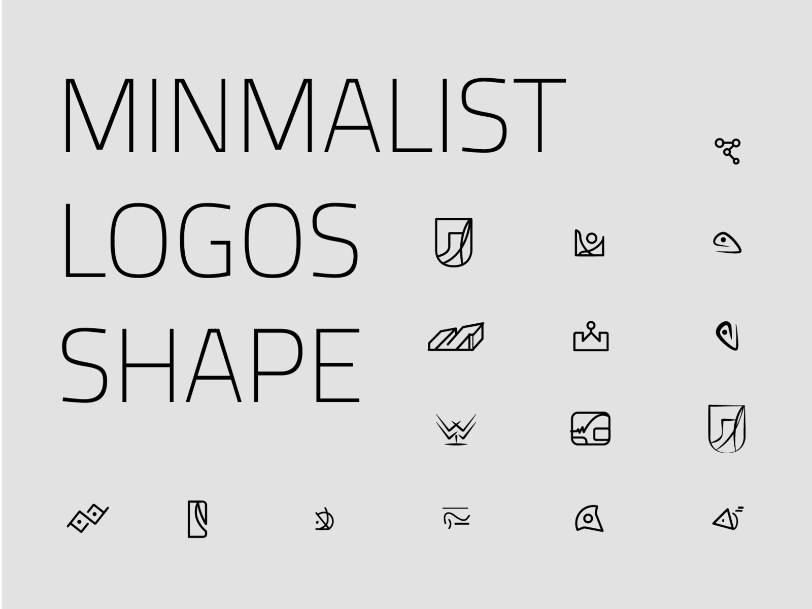 Abstract Minimal Logos Icon Shape By Abdelrahman Khaled On Dribbble