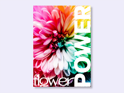 Concept Poster Challenge Flower Power poster poster design