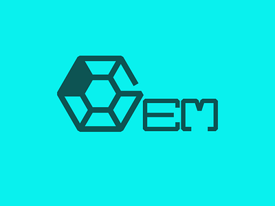 GEM design logo logo design typography