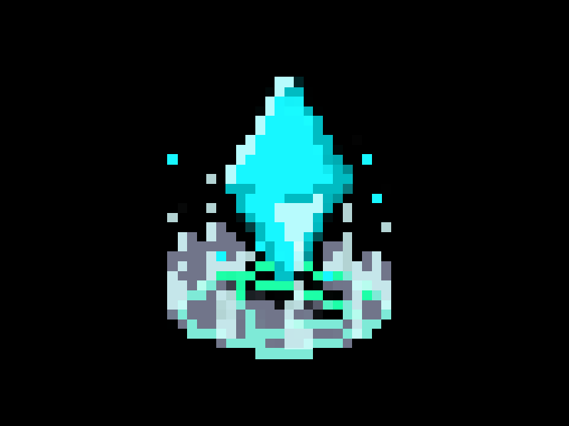 crystal pixel texture