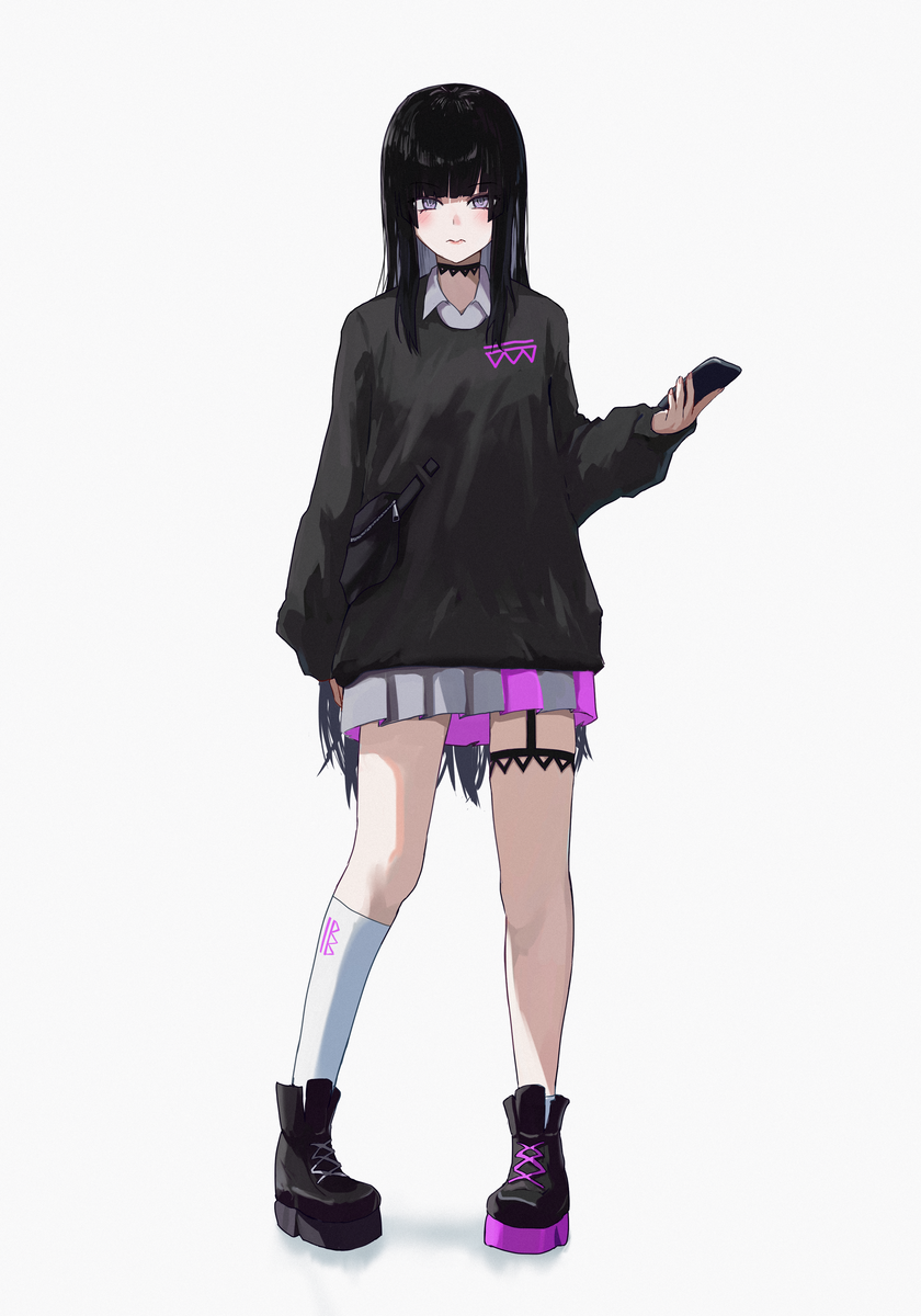 Original Character Black hair girl by Ryoha Kosako on Dribbble