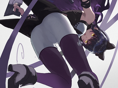 Illustration Drawing RWBY Blake