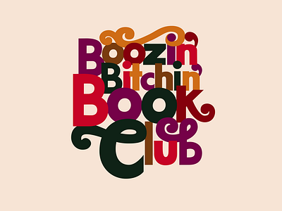 Boozin' Bitchin' Book Club Podcast Logo