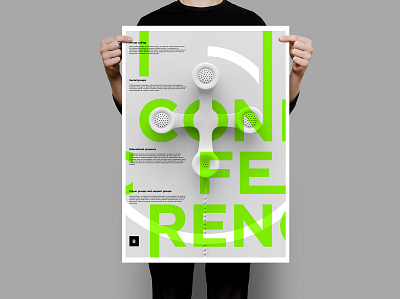 Conference / Poster design call conference conversation dialog phone poster poster art typographic typography