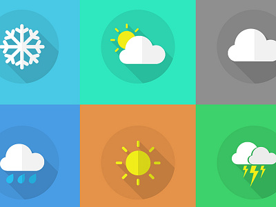 Weather App UI app concept flat iso uiux weather