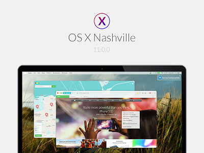 OSX Nashville apple browser flat ios osx redesign safari ui ux