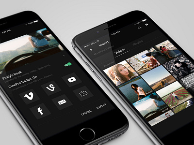 CinePro App with Material Design android app concept google ios iphone material design mobile product design ui uiux ux