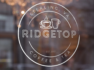 Ridgetop Dribbble church coffee logo tea