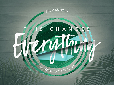 Ps Dribbble church graphics easter palm sunday photoshop