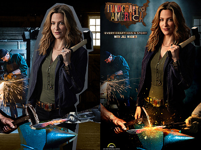 Before And After Dribbble before and after cinematic hammer keyart photoshop sparks welder