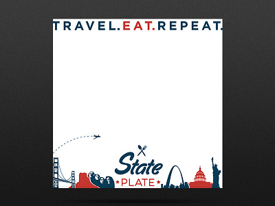 Travel Eat Repeat Overlay