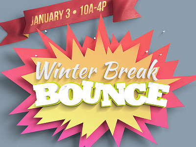 Winter Bounce Sample childrens ministry freelance fun graphic design layer styles photoshop shapes