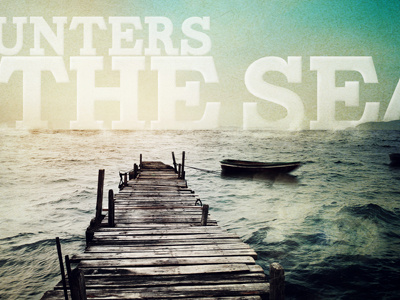 By The Sea Dribble boat dark sea sermon series text texture water