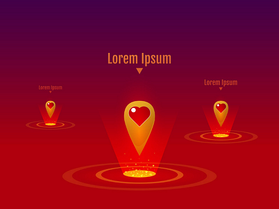 Love locator concept pins dating gps heart interest like likes locator love pin shapes