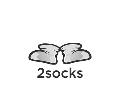 2socks app art design flat icon illustration logo minimal typography vector