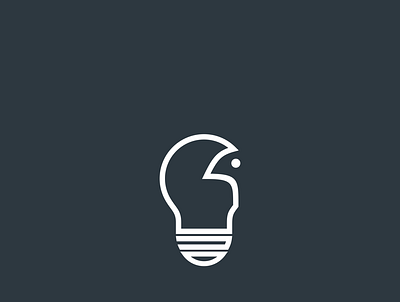 bird lights app art design icon logo minimal typography