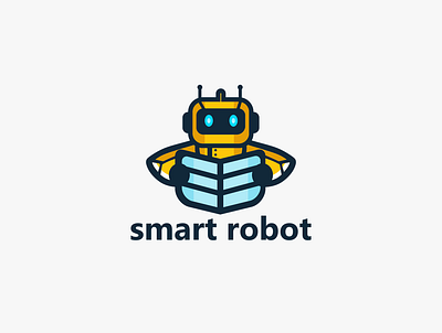 smart robot animation app art design illustration illustrator logo type vector